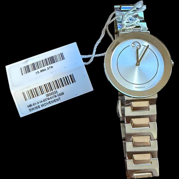 Movado BOLD Swiss Movement Women\'s Watch Two-Tone Stainless Steel 01.3.14.6379